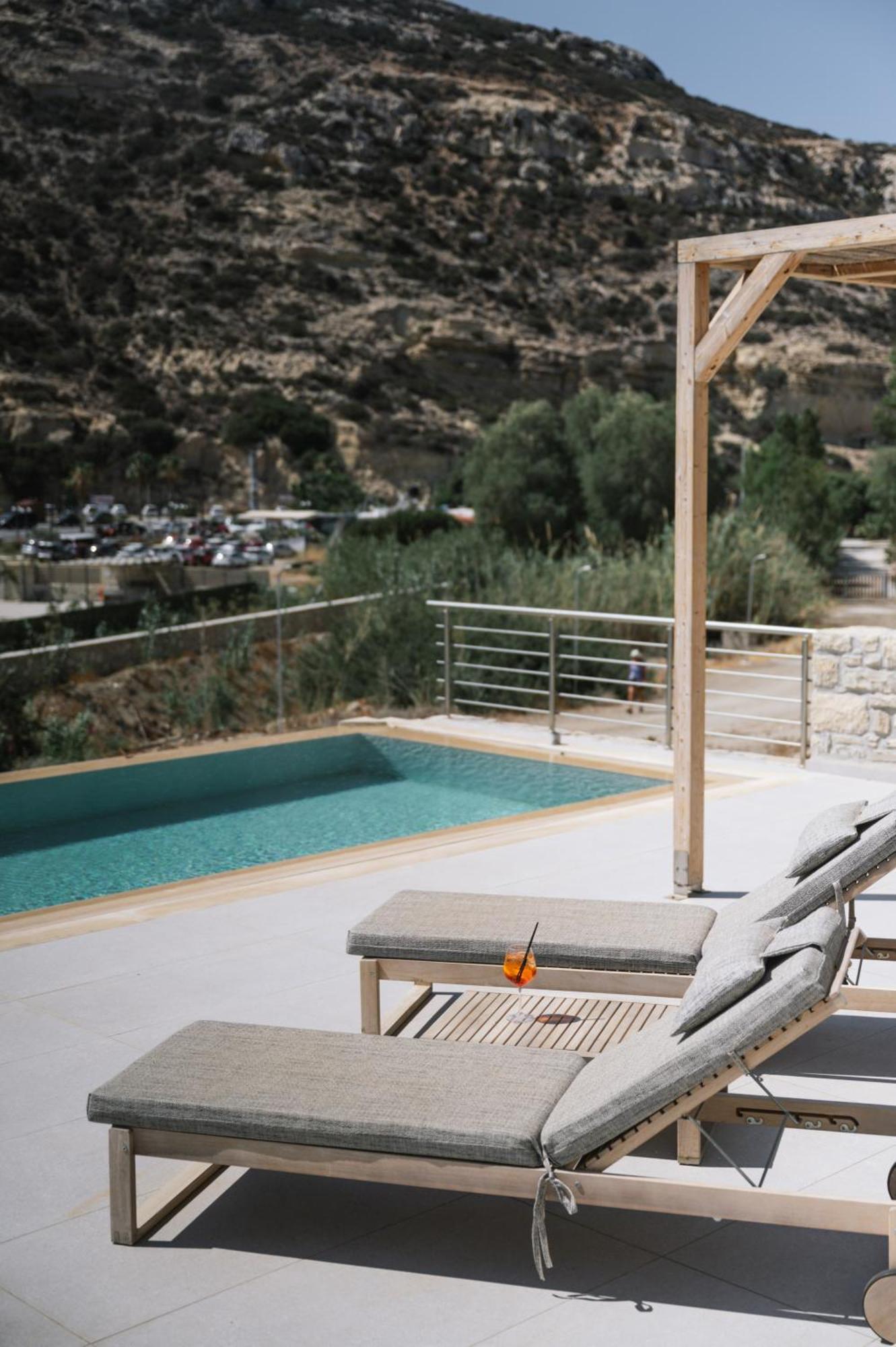 Luxury Villas Ammos In Style Матала Екстер'єр фото