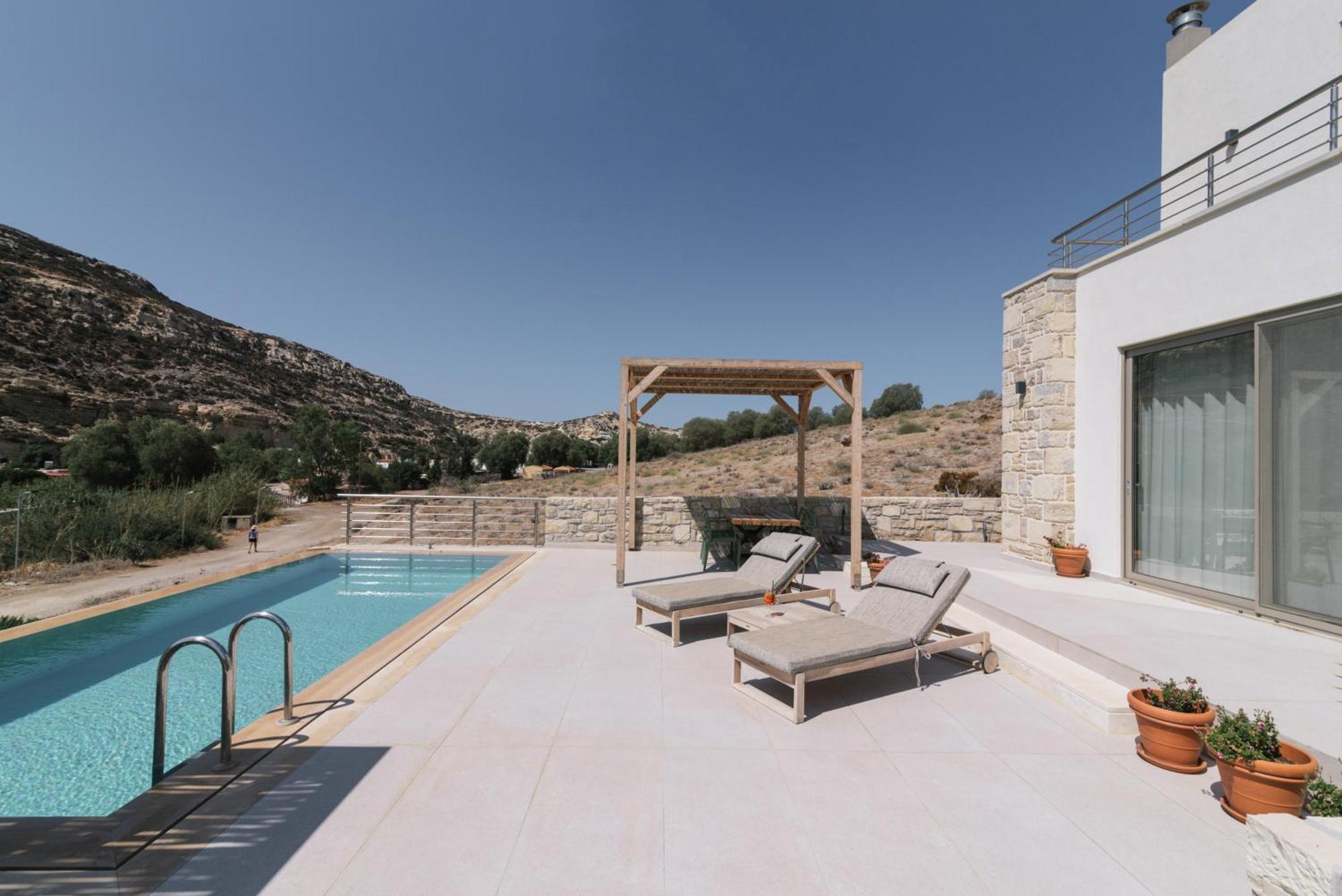 Luxury Villas Ammos In Style Матала Екстер'єр фото
