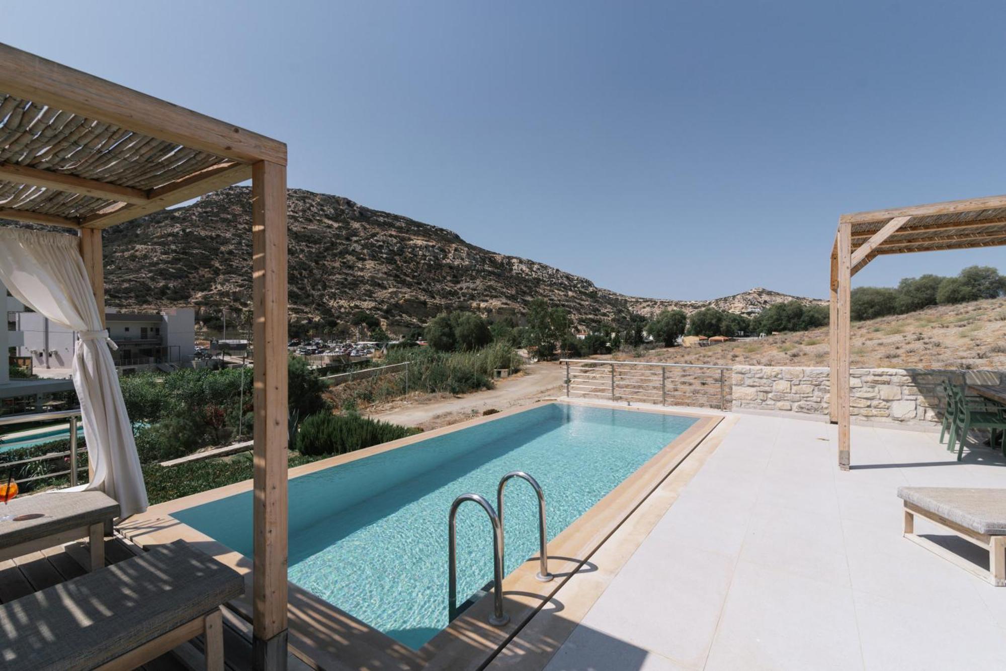 Luxury Villas Ammos In Style Матала Екстер'єр фото