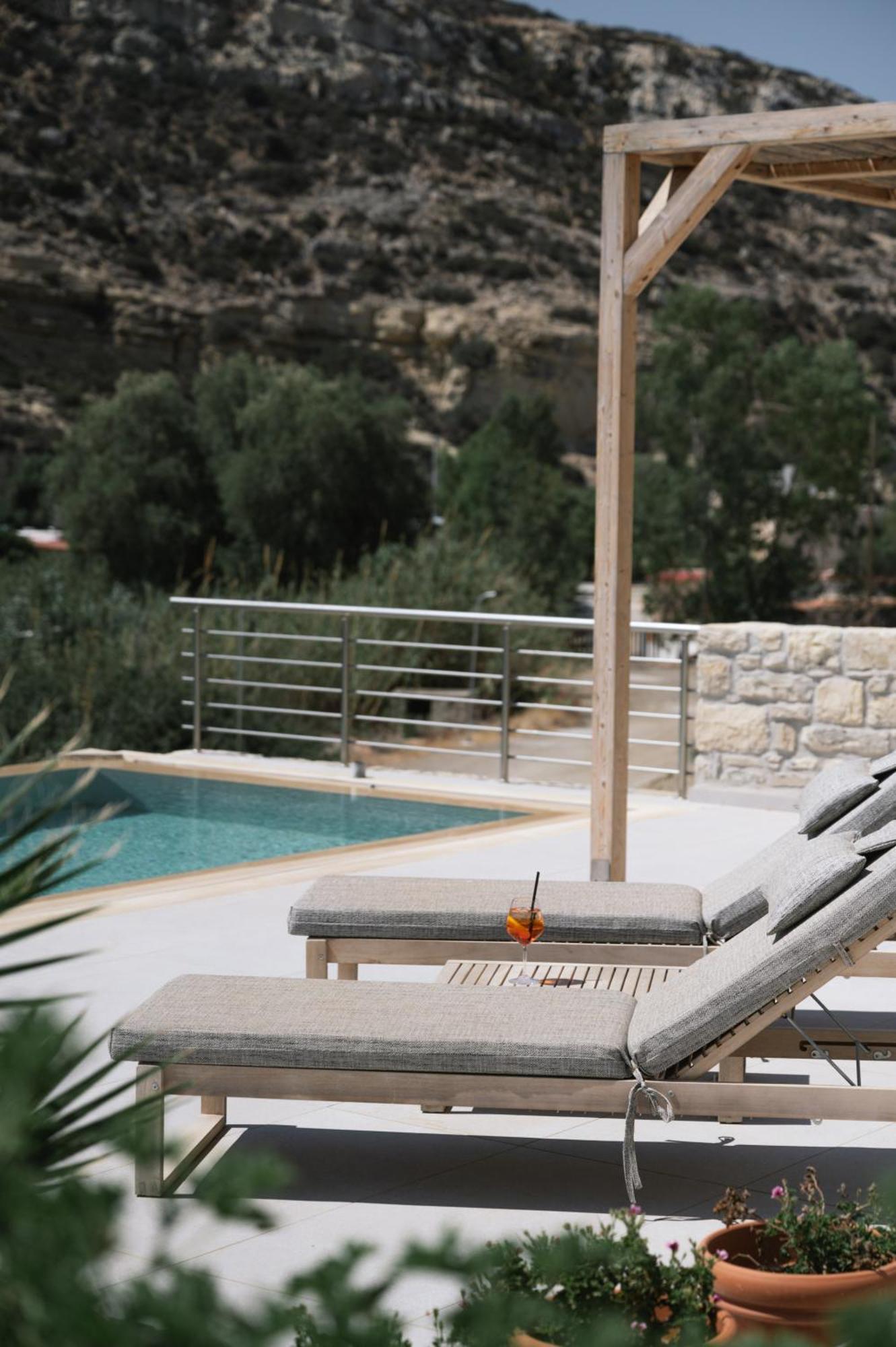 Luxury Villas Ammos In Style Матала Екстер'єр фото