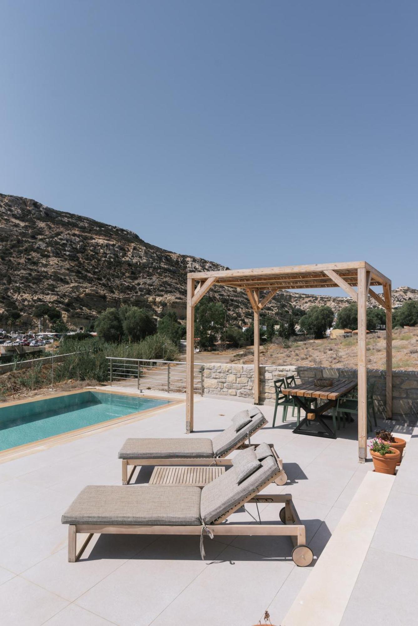 Luxury Villas Ammos In Style Матала Екстер'єр фото