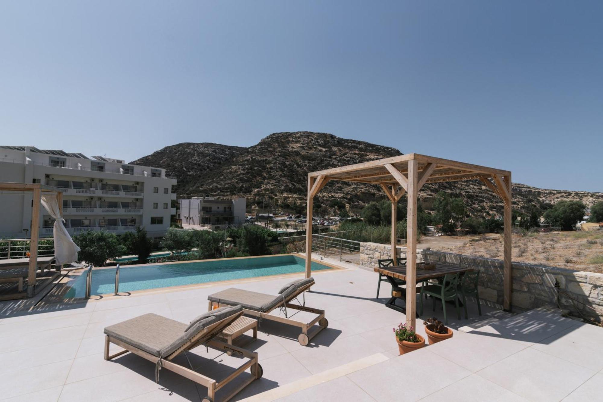 Luxury Villas Ammos In Style Матала Екстер'єр фото